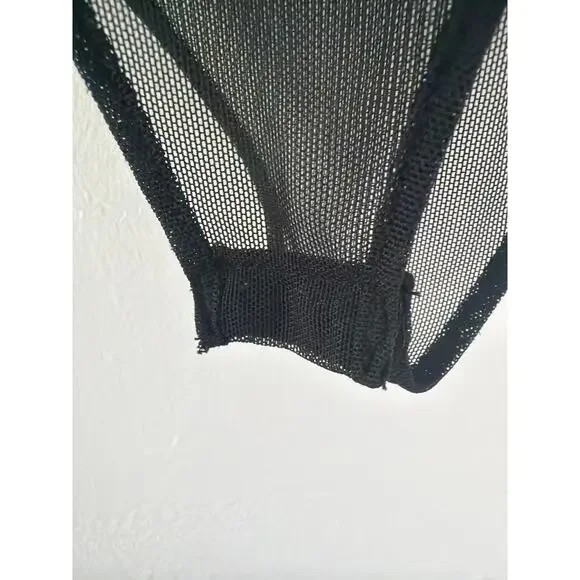 Zara black mesh bodysuit Size S - Picture 8 of 8